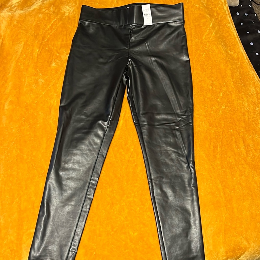 the Loft faux leather leggings